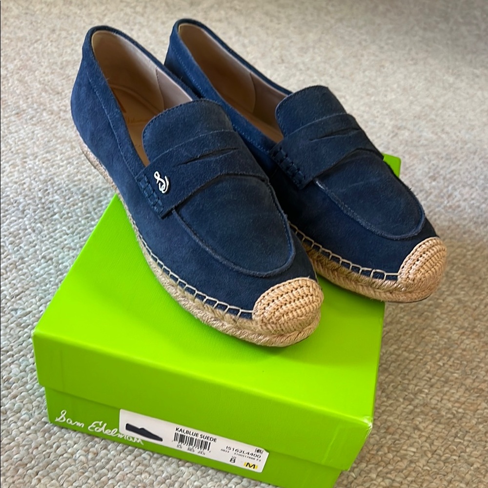 Sam Elderman Kai suede loafer Espadrille